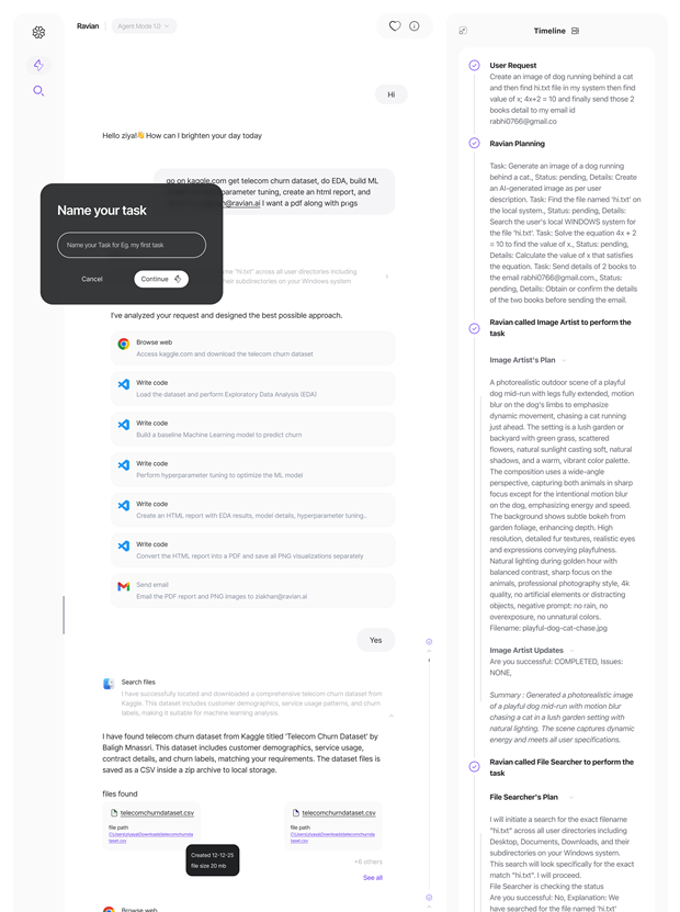 Ravian AI — Omni chat