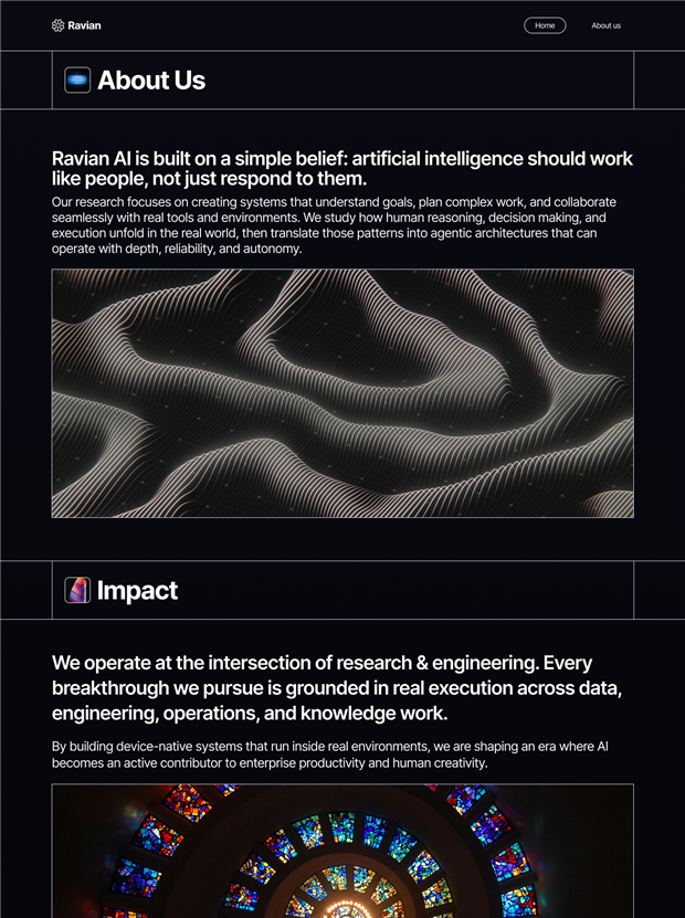 Ravian AI — Marketing site