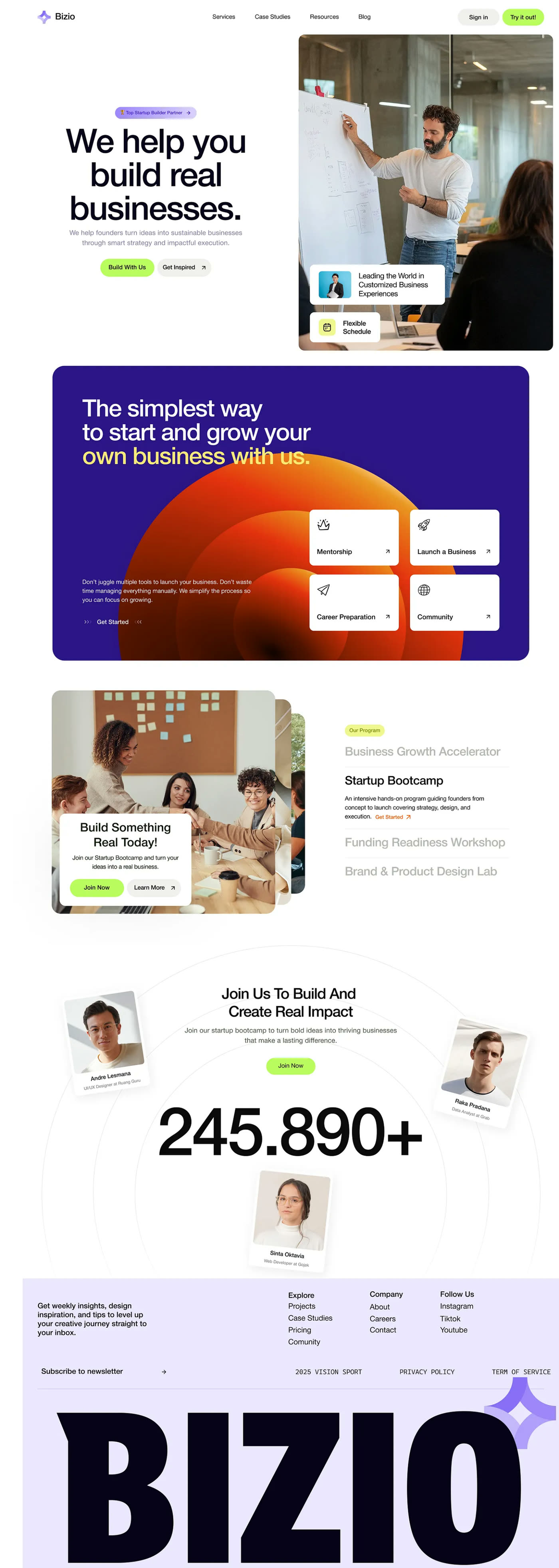 Bizio — Business site